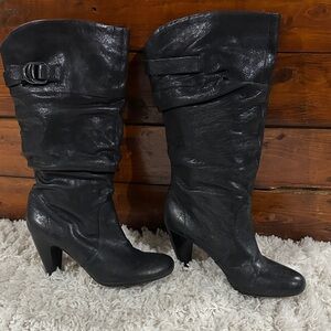 Mark Fisher Women's Black Leather Boots